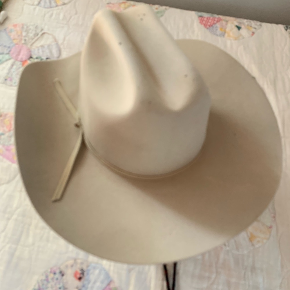 Stetson Vintage 5X Tan Ranch Cowboy Hat - SIZE 6 7/8